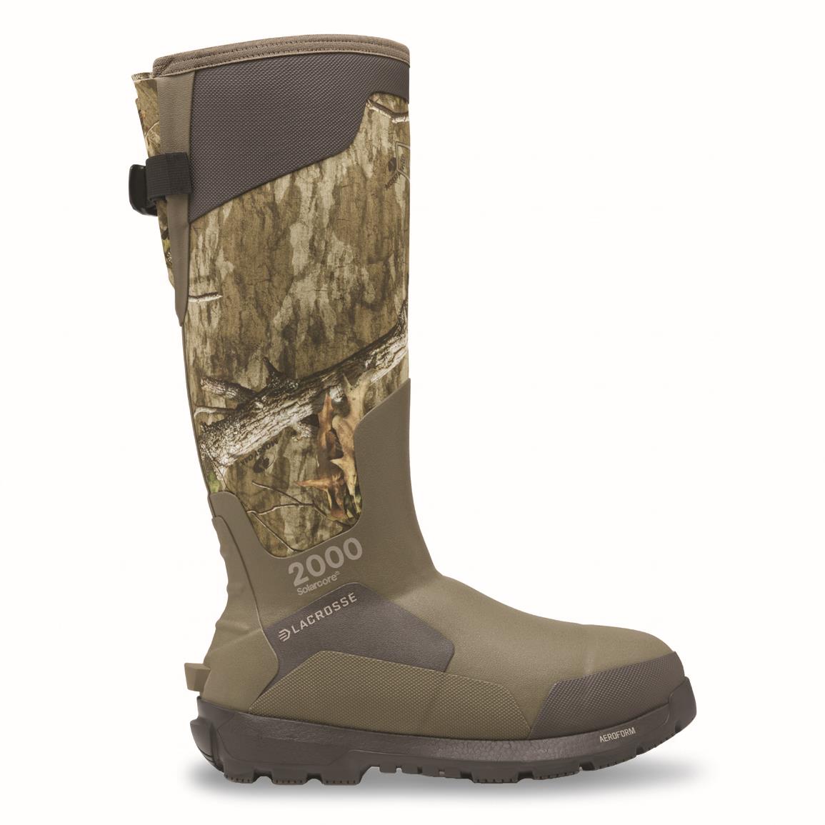 LaCrosse Men's Alphaburly Aero 17" Waterproof 2,000 gram Insulated Hunting Boots, Camo