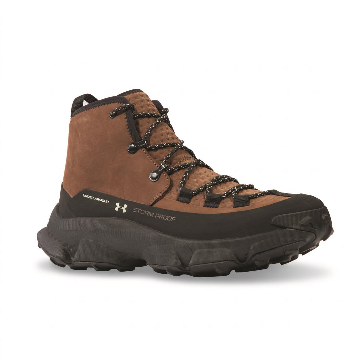 Under Armour Men's Charged Expanse Mid Leather Waterproof Hiking Boots