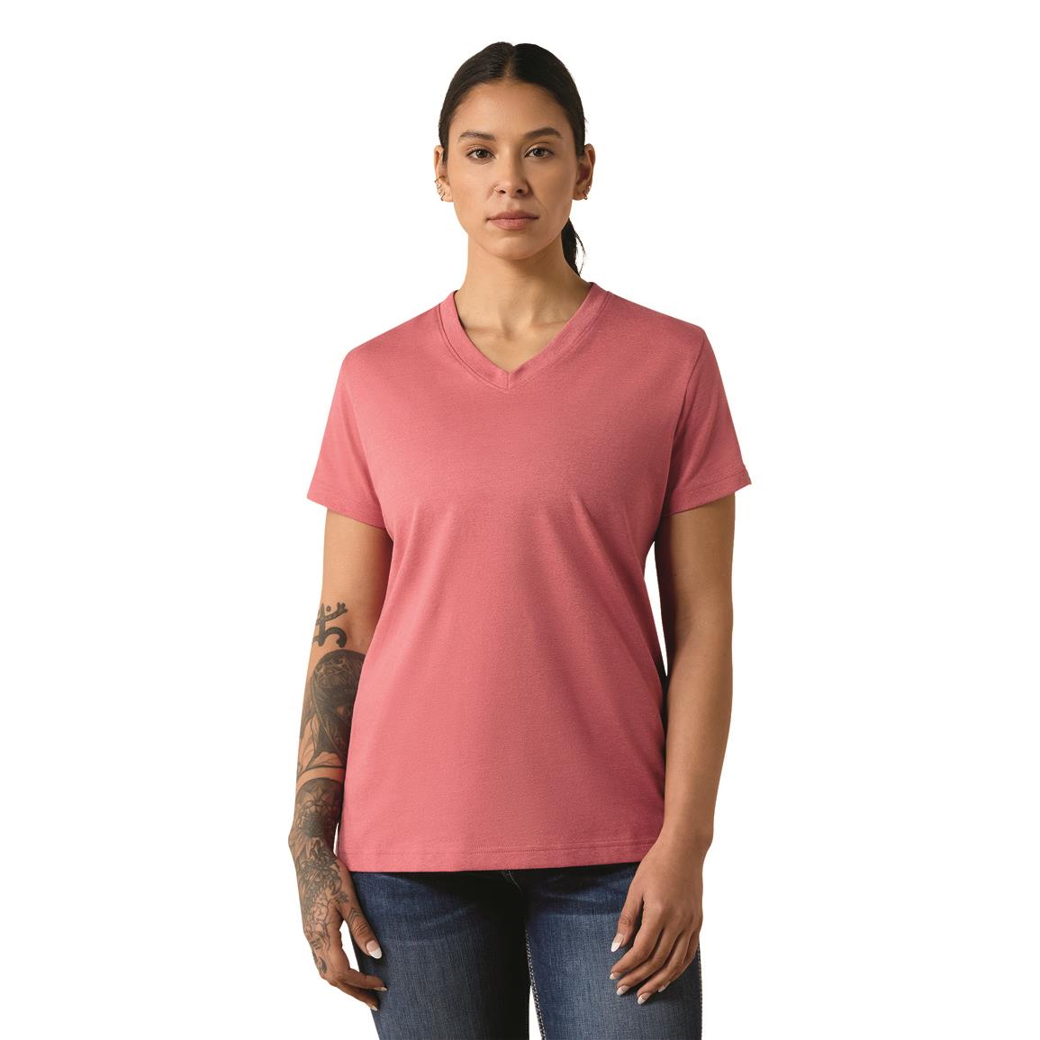 Ariat Rebar Women's CottonStrong Standard V-Neck T-Shirt