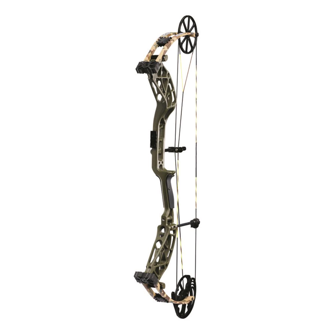 Bear Archery Bear THP Adapt 2 Bow Only RH60 Throwback Green Bow AV54A10136R