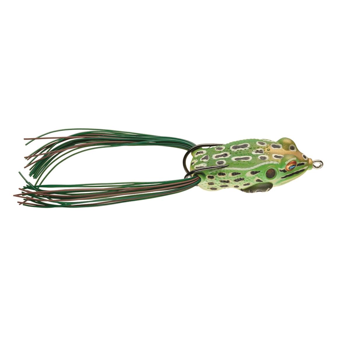 LIVETARGET Hollow-Body Frog - Emerald/Brown - 2″