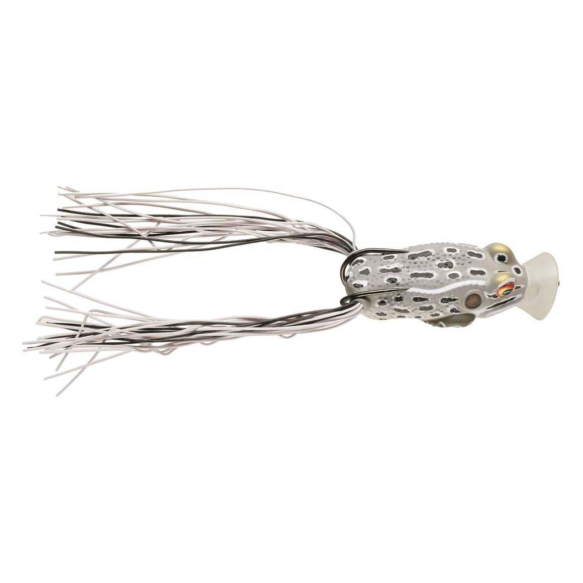 LIVETARGET Hollow-Body Popping Frog - Albino/White