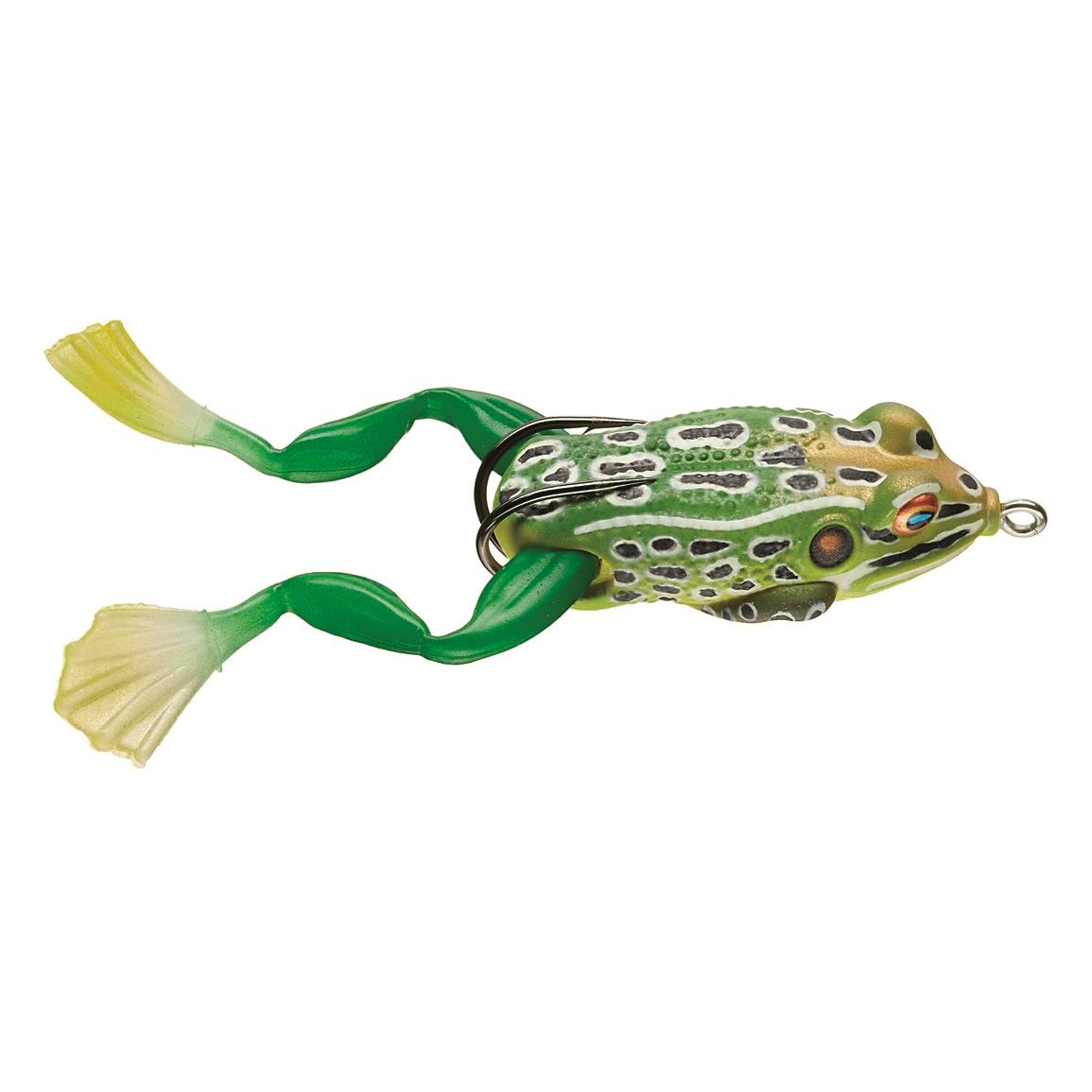 LIVETARGET Hollow Body Freestyle Frog 2.0 - Emerald/Brown