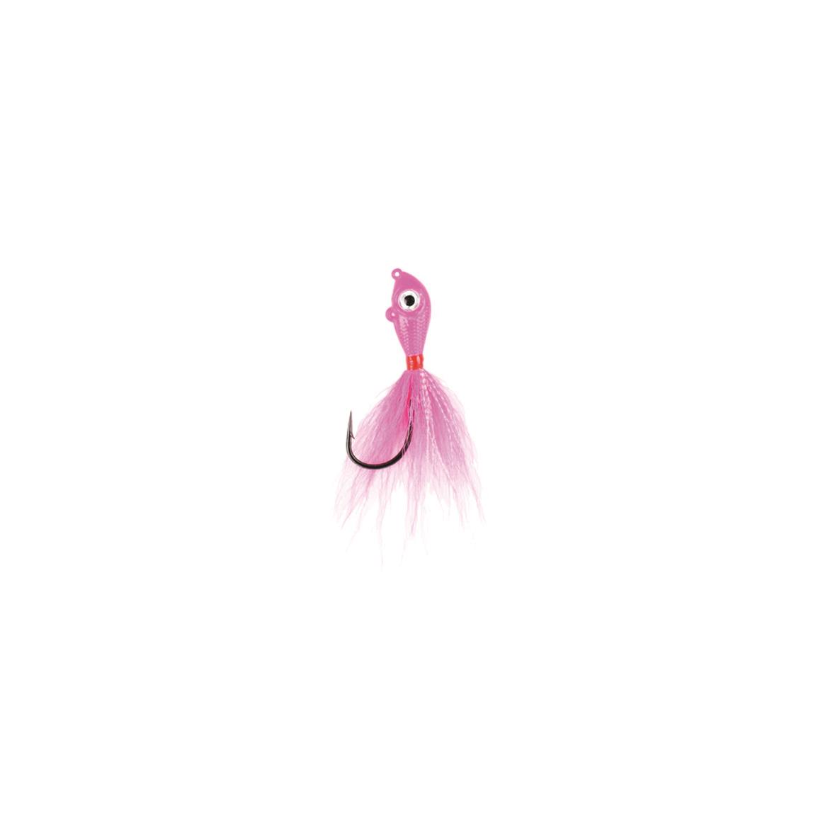 Mustad Big Eye Bucktail Jig, Pink