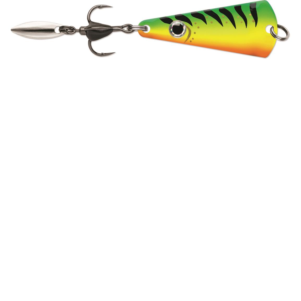 VMC Bladed Tingler Spoon - Glow Fire Tiger - 1/8oz.