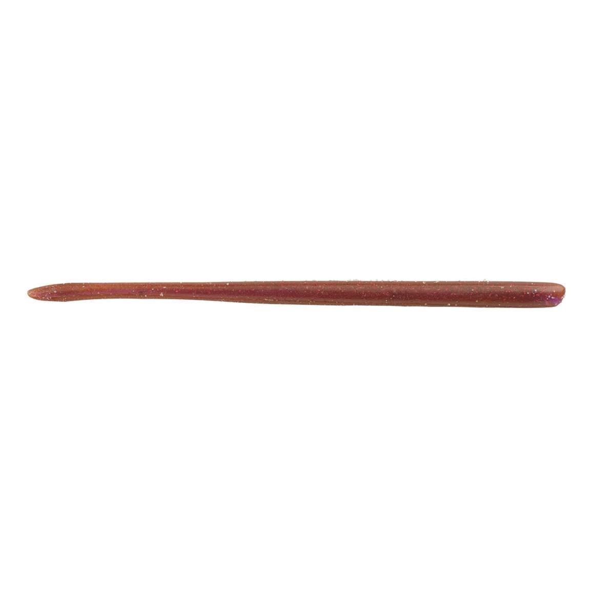 Berkley Lab Series Finesse Worm - Oxblood Red Flake - 6″