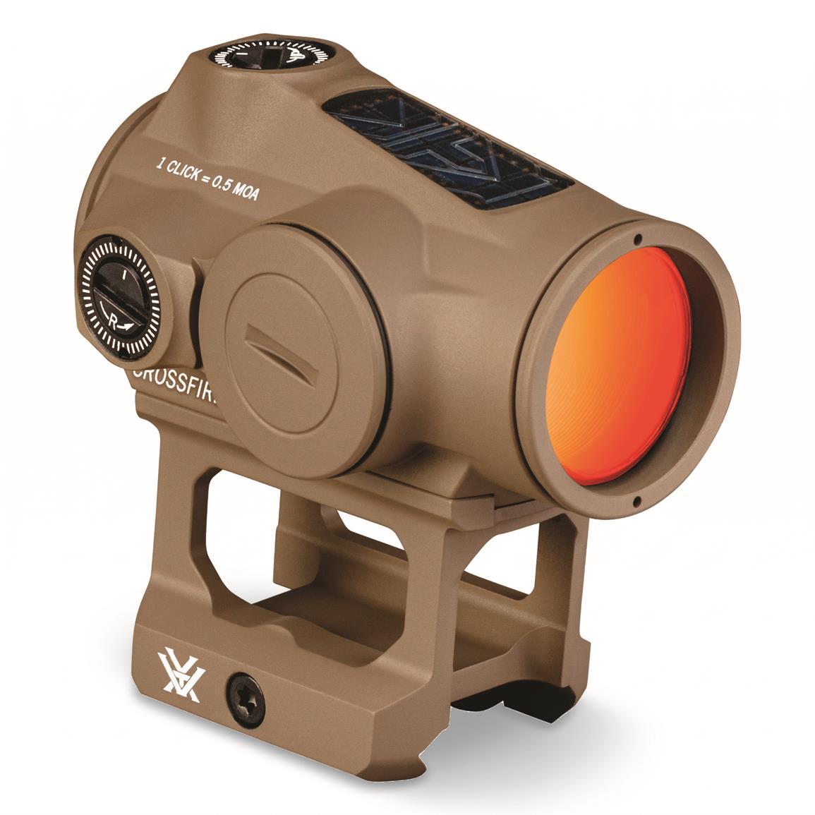 Vortex Crossfire II Red Dot Sight, 2 MOA Dot, Solar
