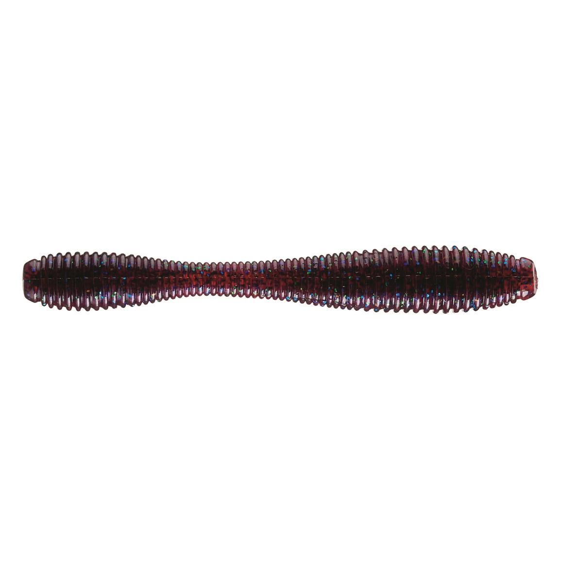 6th Sense Fishing Bounce Worm - Blood Apple - 6.75″