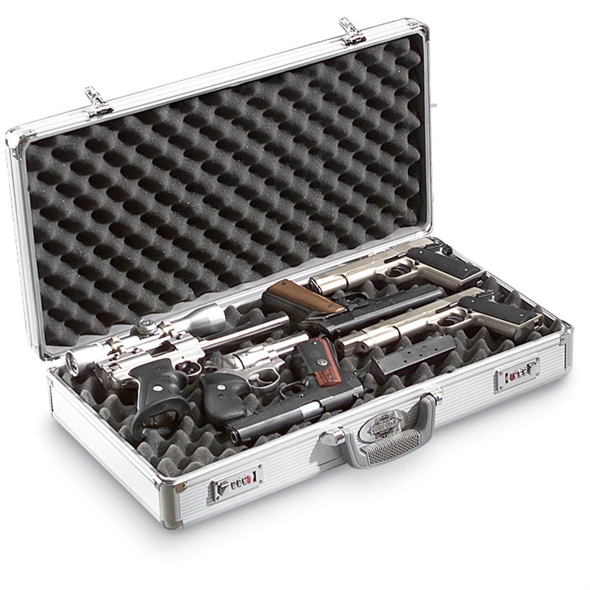 Guide Gear® Aluminum 6 pistol Case - 75094, Gun Cases at Sportsman's Guide