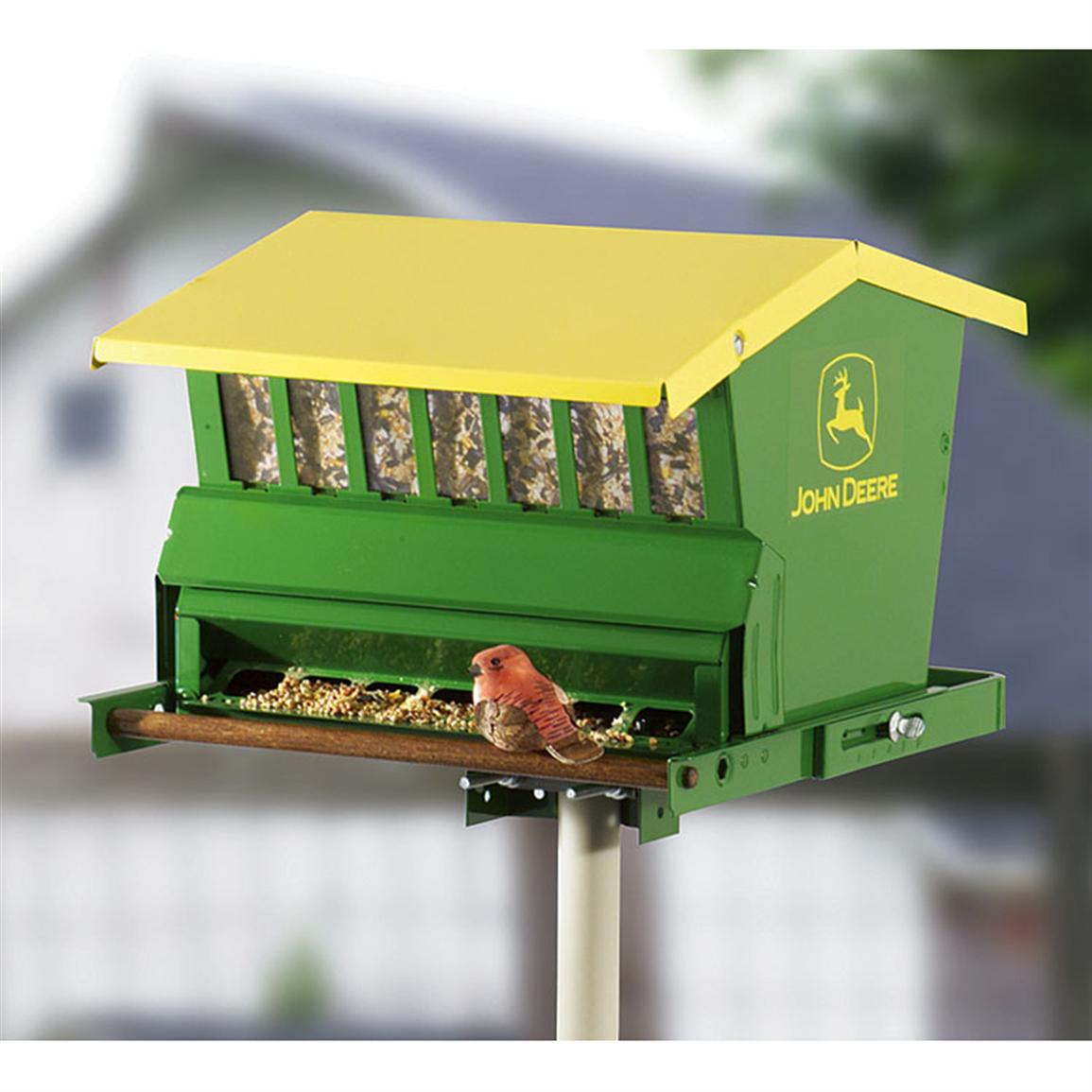 John Deere Squirrel Proof Bird Feeder Kit 75797 Patio