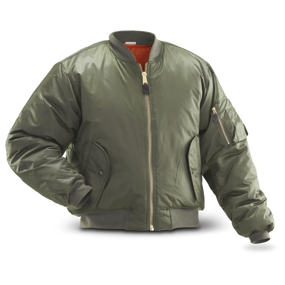 Mil-style MA-1 Flight Jacket - 75817, Tactical Clothing at Sportsman's ...