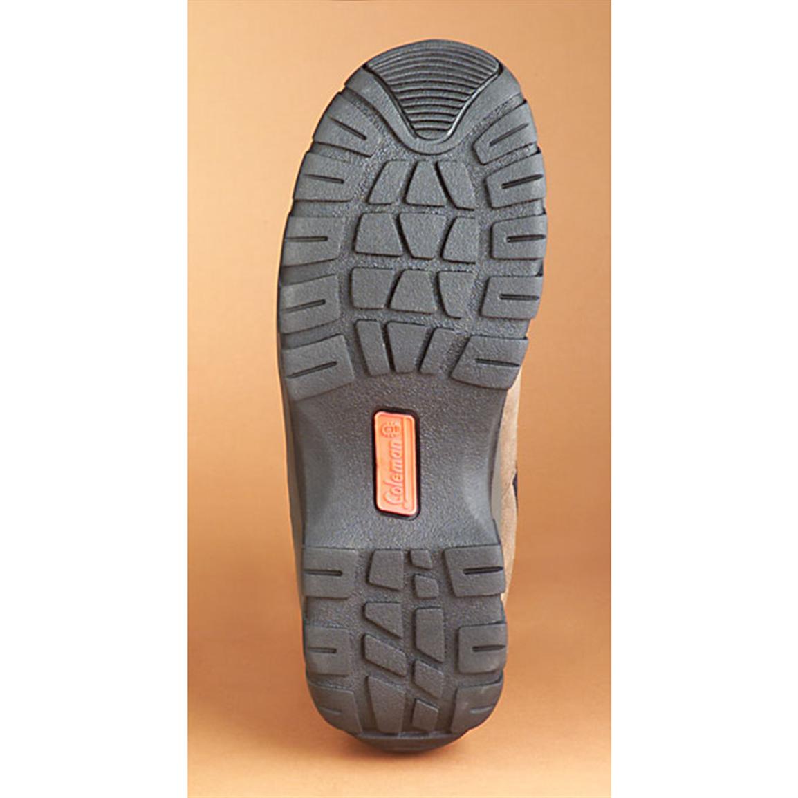 Men's Coleman® Steel Toe Hikers, Brown / Black - 77083, Work Boots at Sportsman's Guide