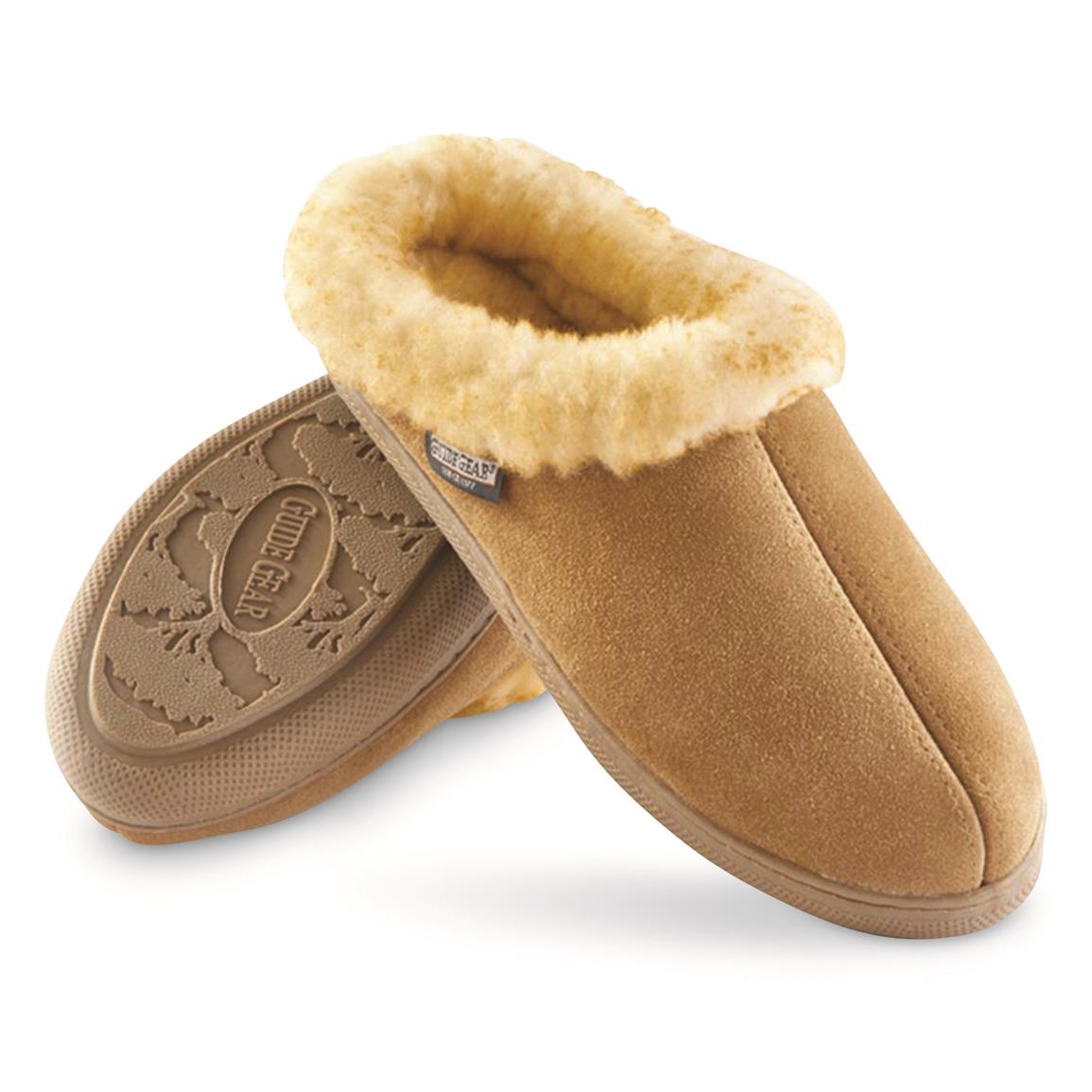 Guide Gear Women's Suede Clog Slippers 