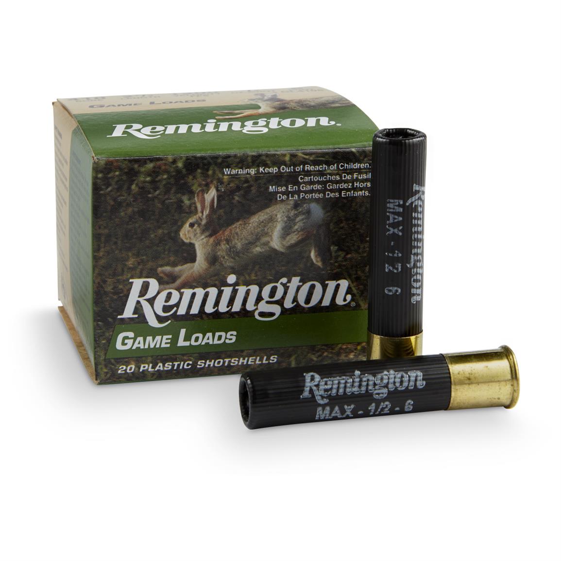 Remington® Lead Game Loads .410 Gauge 2 1/2" 1/2 ozs. #6 20 rounds