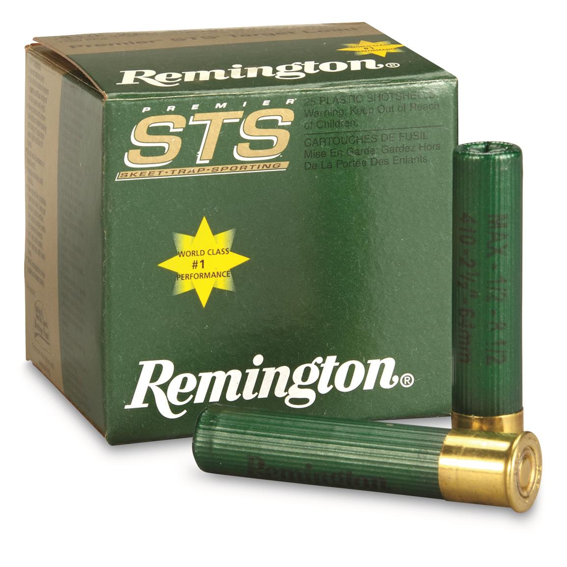 Remington Premier STS Clay Target Loads, .410 Gauge, 2 1/2&quot;, 1/2 oz., 25 Rounds