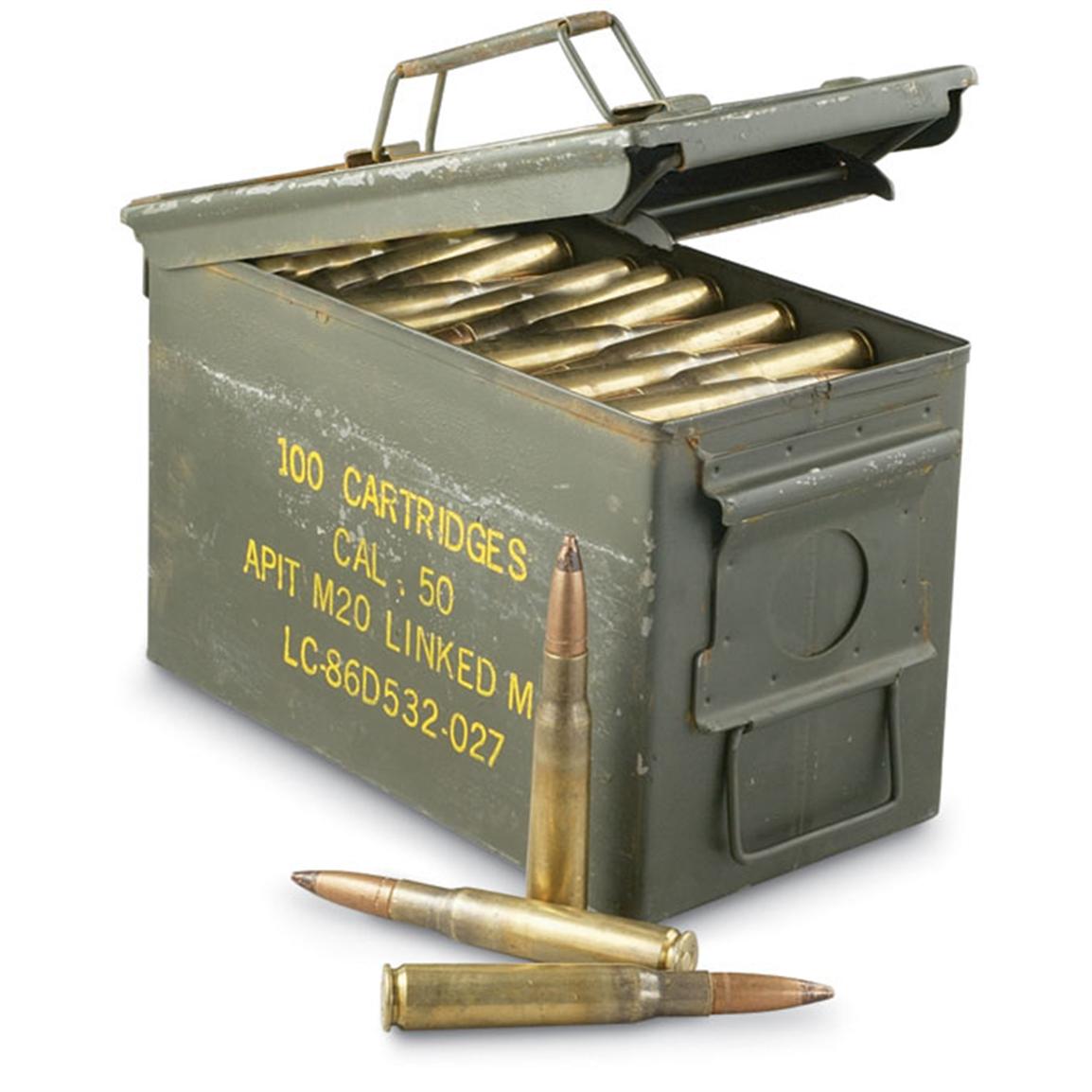 150 Rds Of 50 Cal Tracer Ammo In Ammo Can 79770 At Sportsmans Guide ...