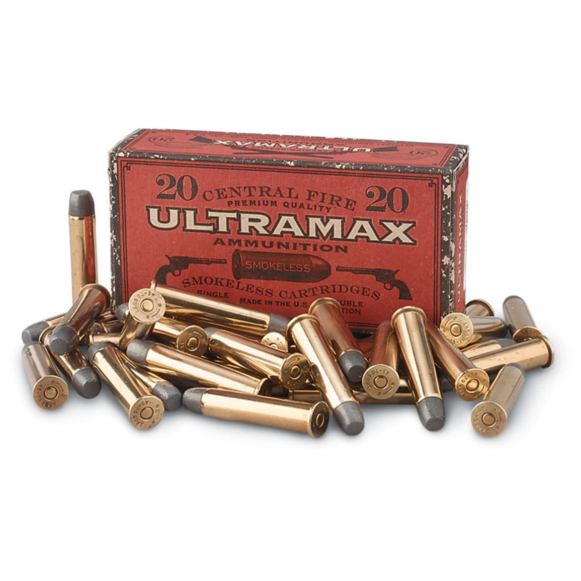 20 Rounds 45 70 Cowboy Action 405 Grain Long Range Rifle Ammo 81281 