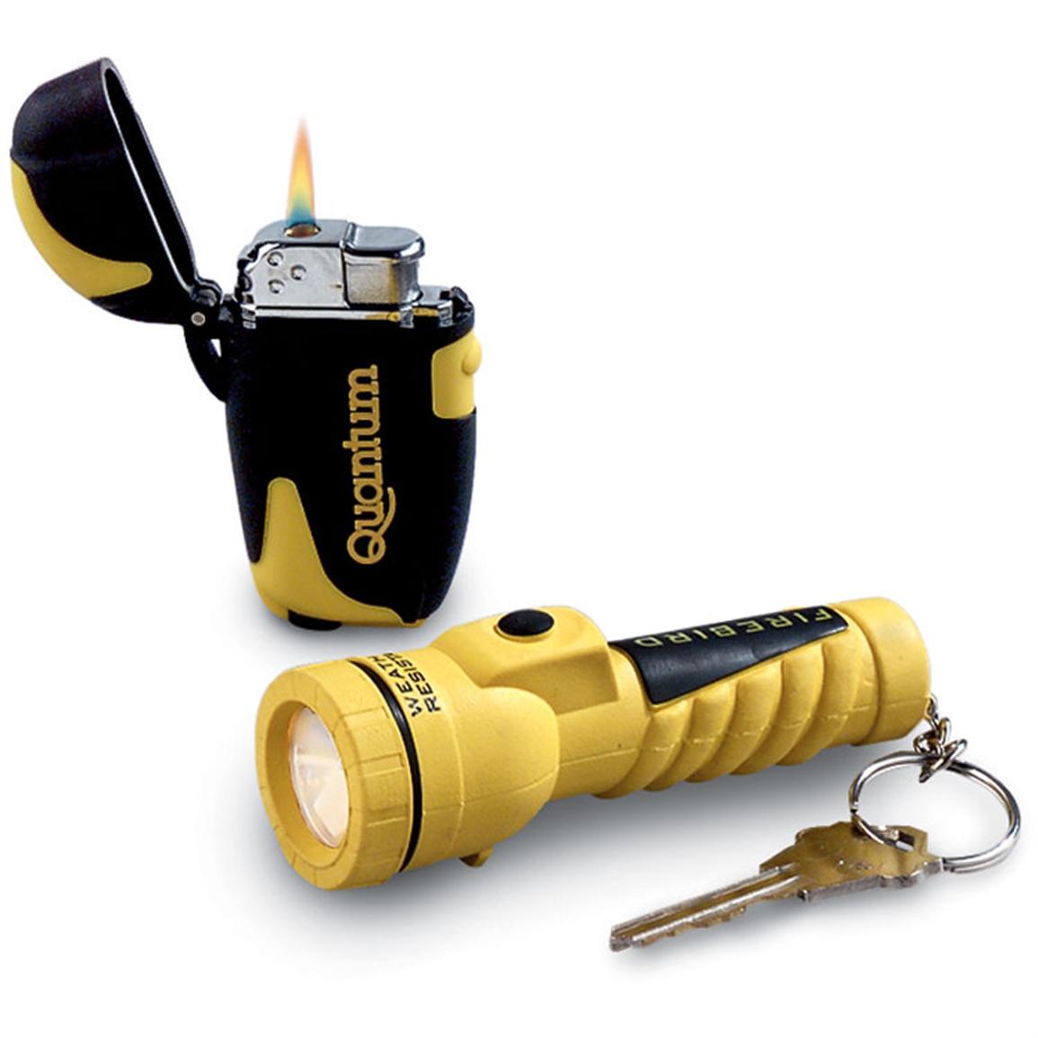 Firebird by Colibri® Quantum Force 5 Lighter with BONUS Flashlight
