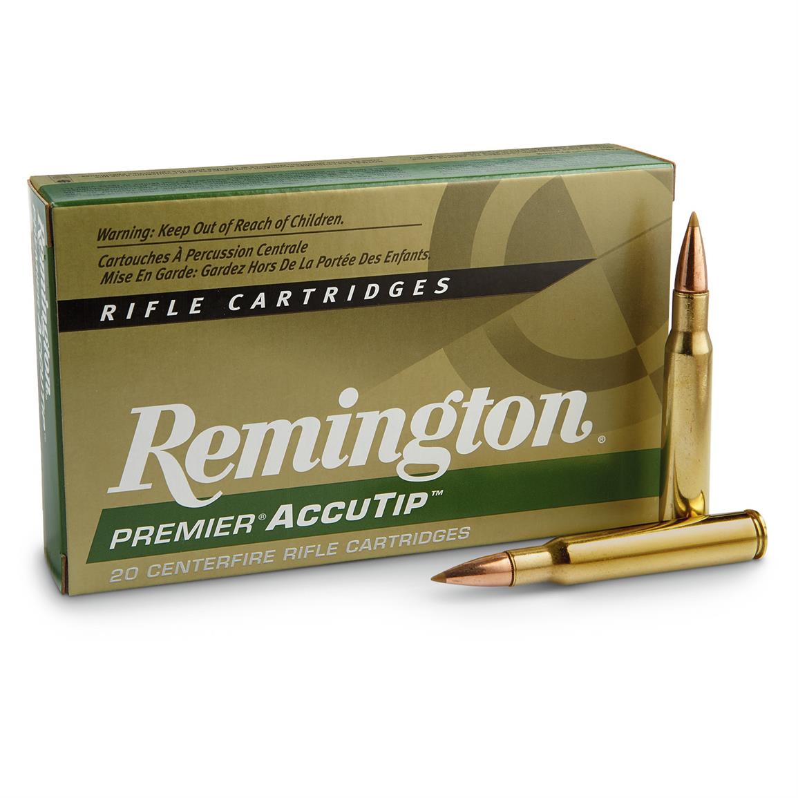 Remington Premier Accutip, .30-06 Springfield, AT-BT, 165 Grain, 20 Rounds