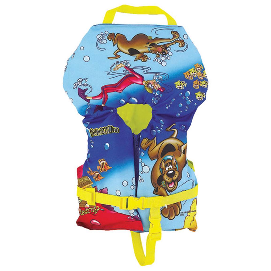 Details about   SCOOBY DOO Life Jacket Ski Vest Sterns CHILD 30-50 Lbs 20"-25" Chest Boat Safety 