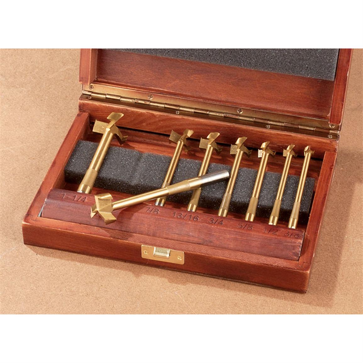 Yukon Tool® 7+1 Pc. KIK™ Forstner Bit Set 86521, Power Tools at