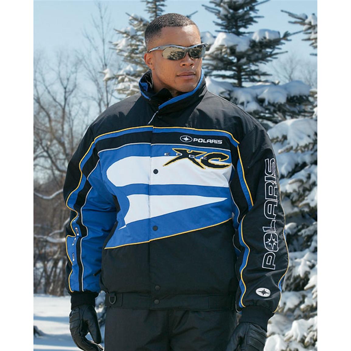 Polaris® XC Snowmobile Jacket, Blue / Black 86823, Insulated Jackets