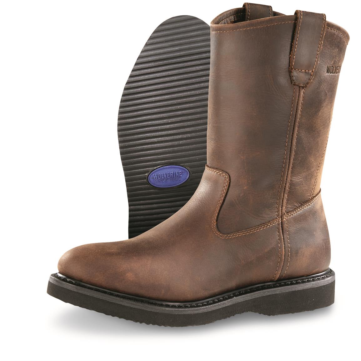 wolverine men's wellington boots