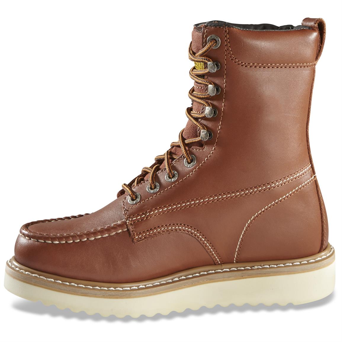 wolverine 8 moc toe work boots