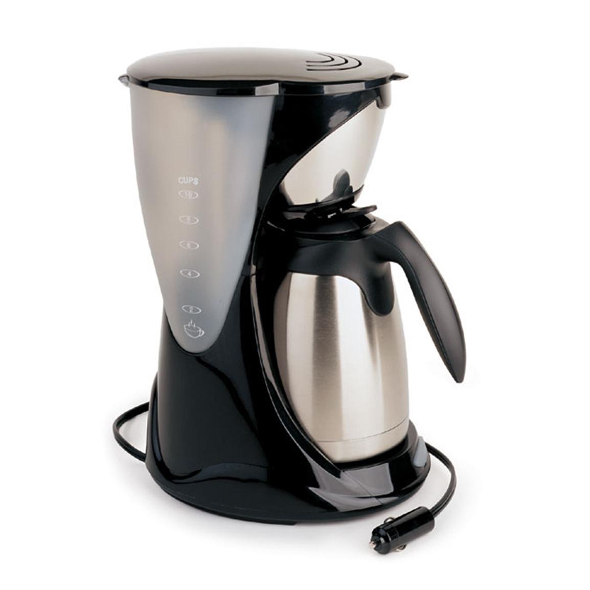 RoadPro® Marine 12 Volt Stainless Steel 10 Cup Coffee Maker 88775