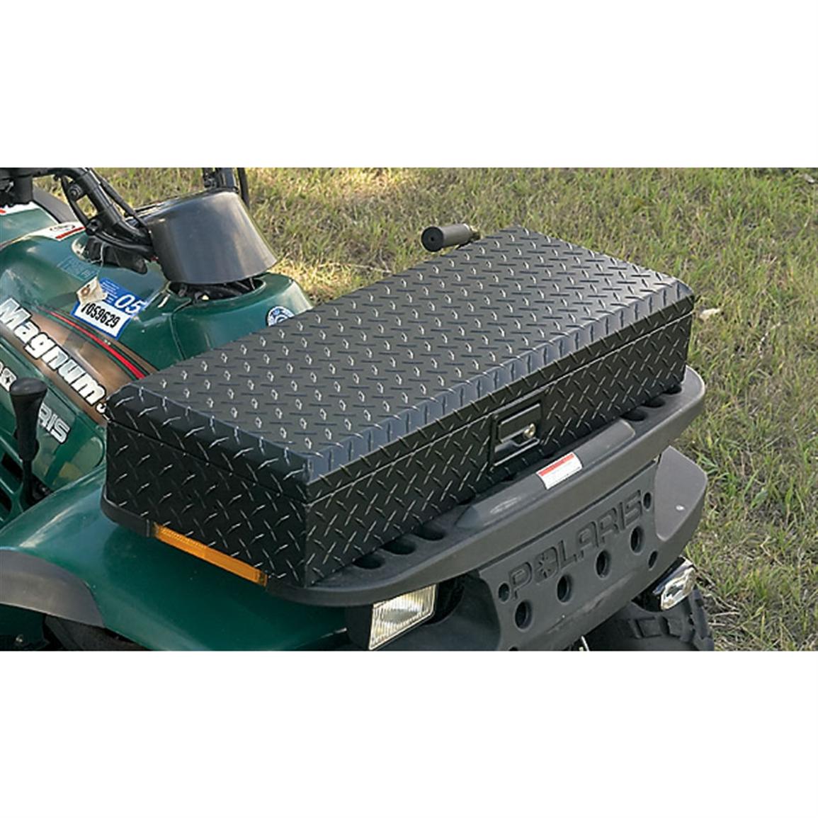 Kolpin UTV Single Saddle Storage Box 190202, Racks & Bags at