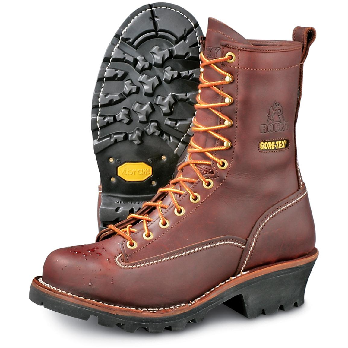 rocky logger boots