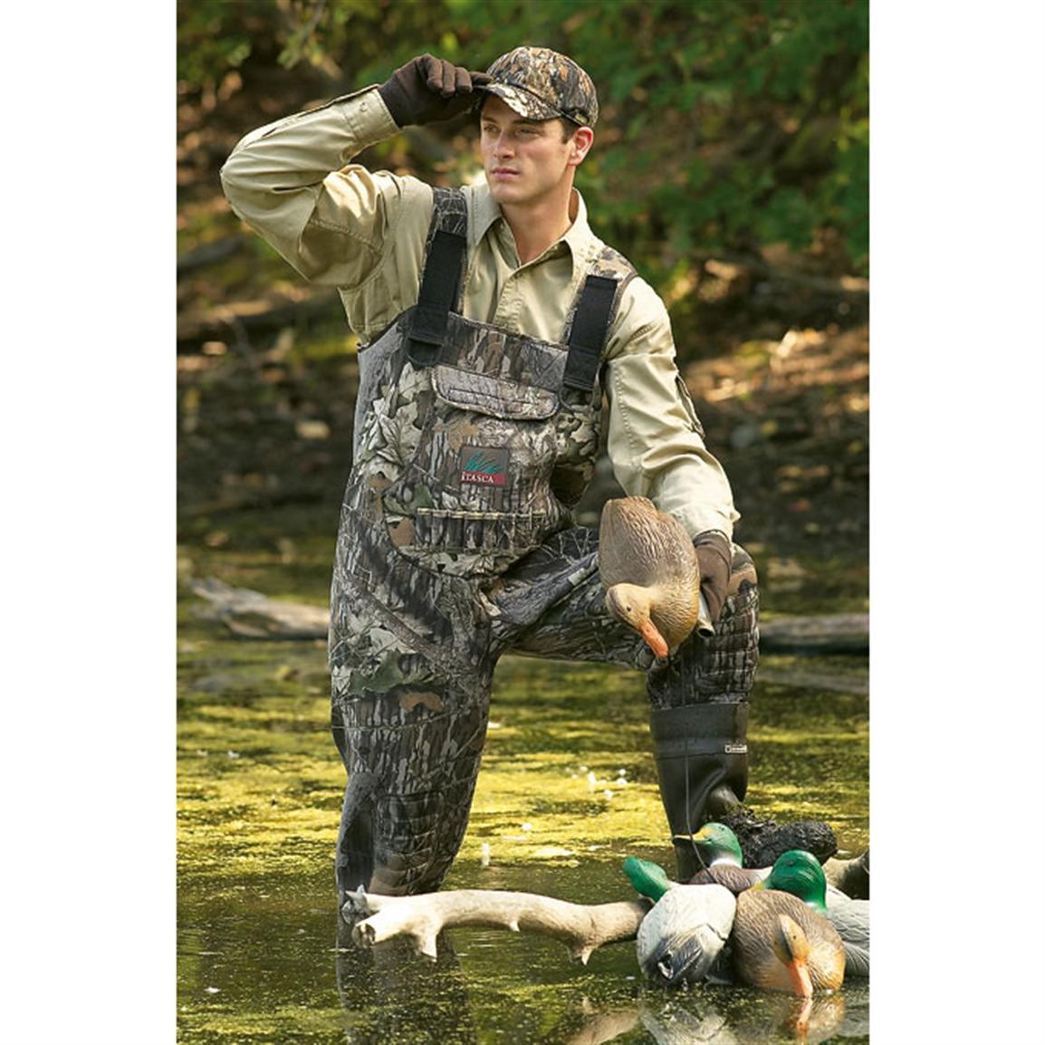 Men's Itasca™ 1,600 Gram Boot Foot Waders, Mossy Oak® 89273, Waders