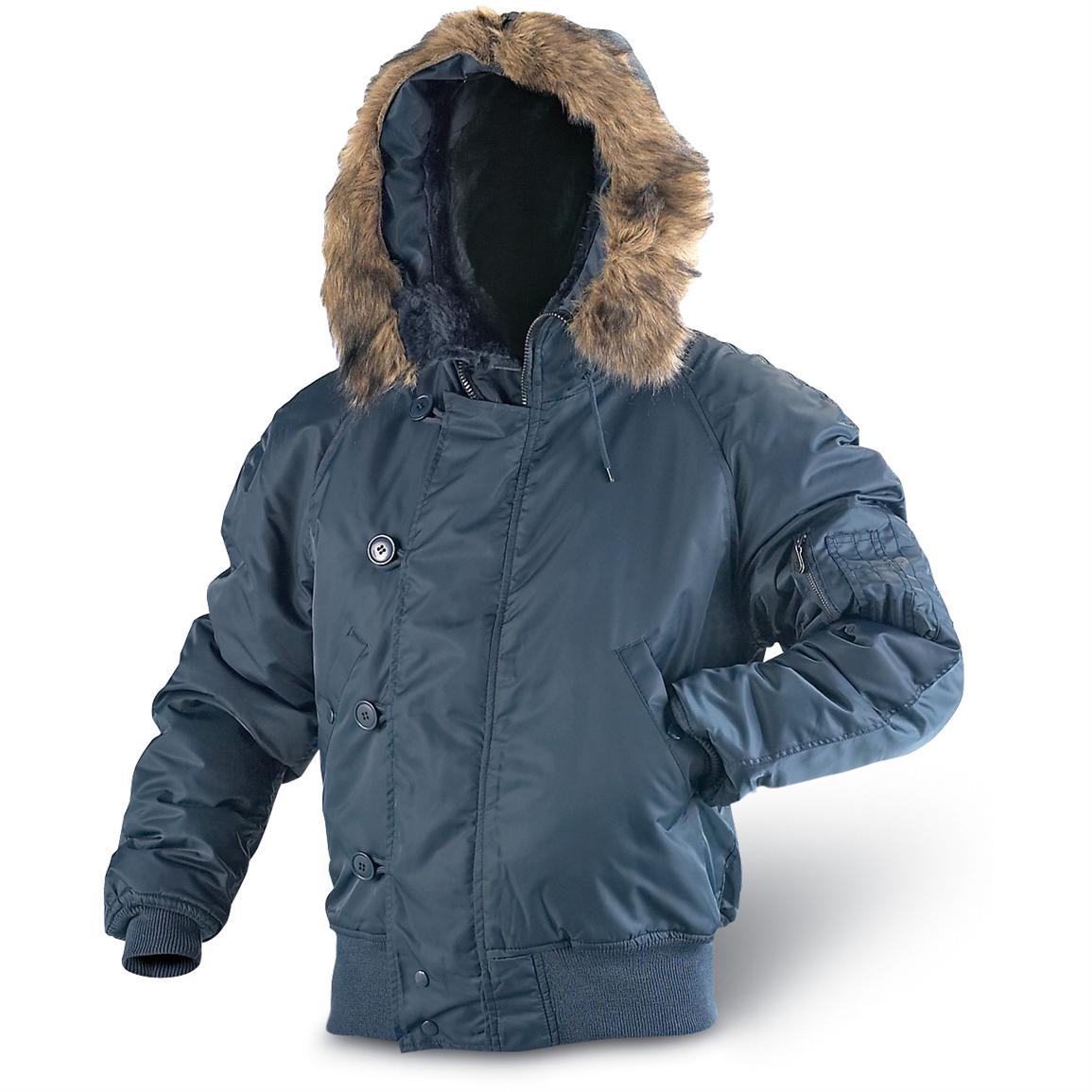 Mil-tec® N2B-style Jacket, Navy - 89279, at Sportsman's Guide