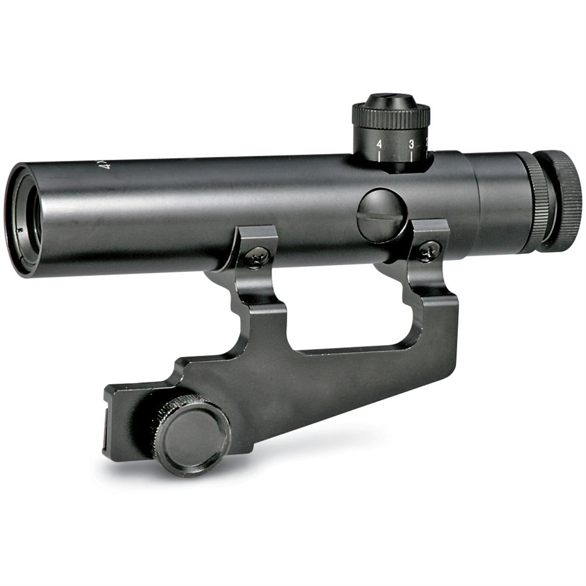 SightX® 4x20 mm Scope with Side Mount for Mini14® 90495, at