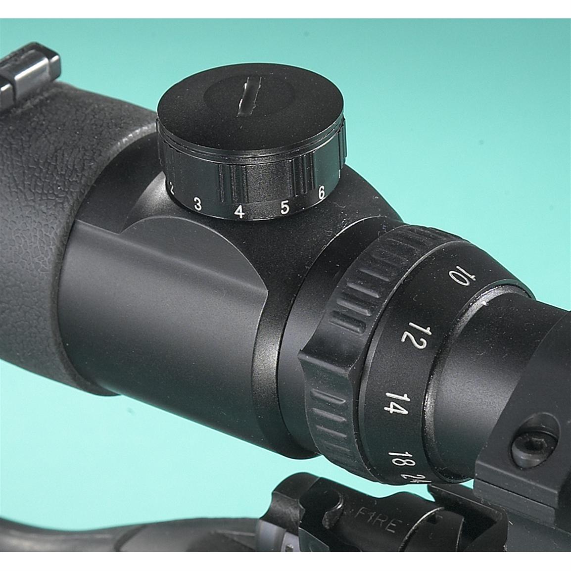 Guide Gear® 1040 x 50 mm Tactical Rifle Scope, Matte Black 90546, at