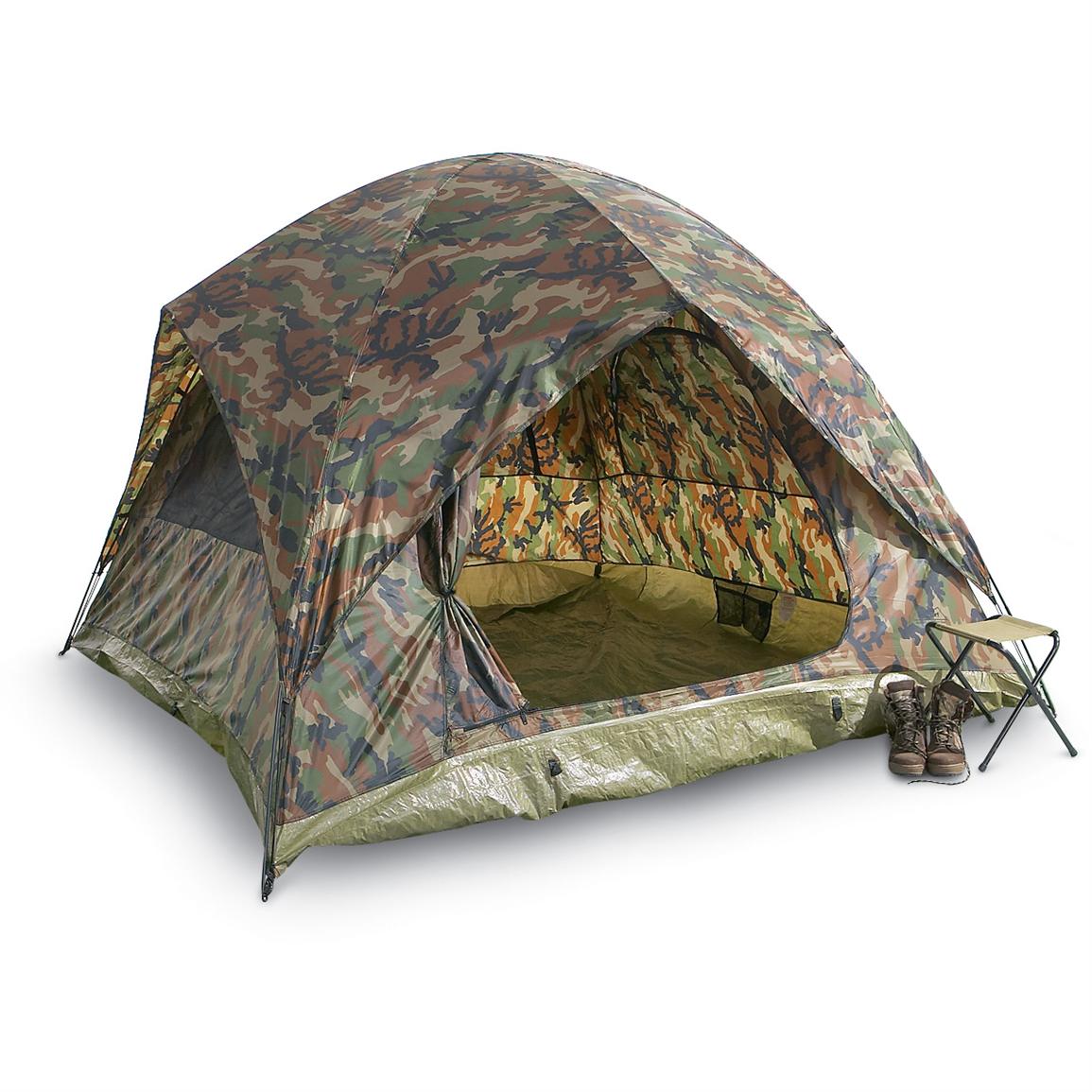 Texsport® 9x9' Camo Headquarters Dome Tent, Camo 91838, Backpacking Tents at Sportsman's Guide