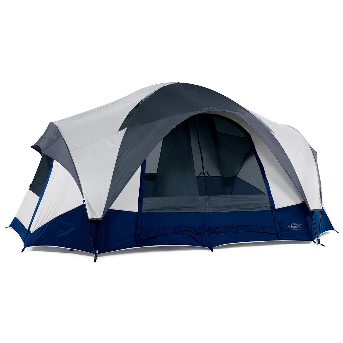 Wenzel® Cedar Brook Family Dome Tent, White / Blue / Gray - 93030 ...