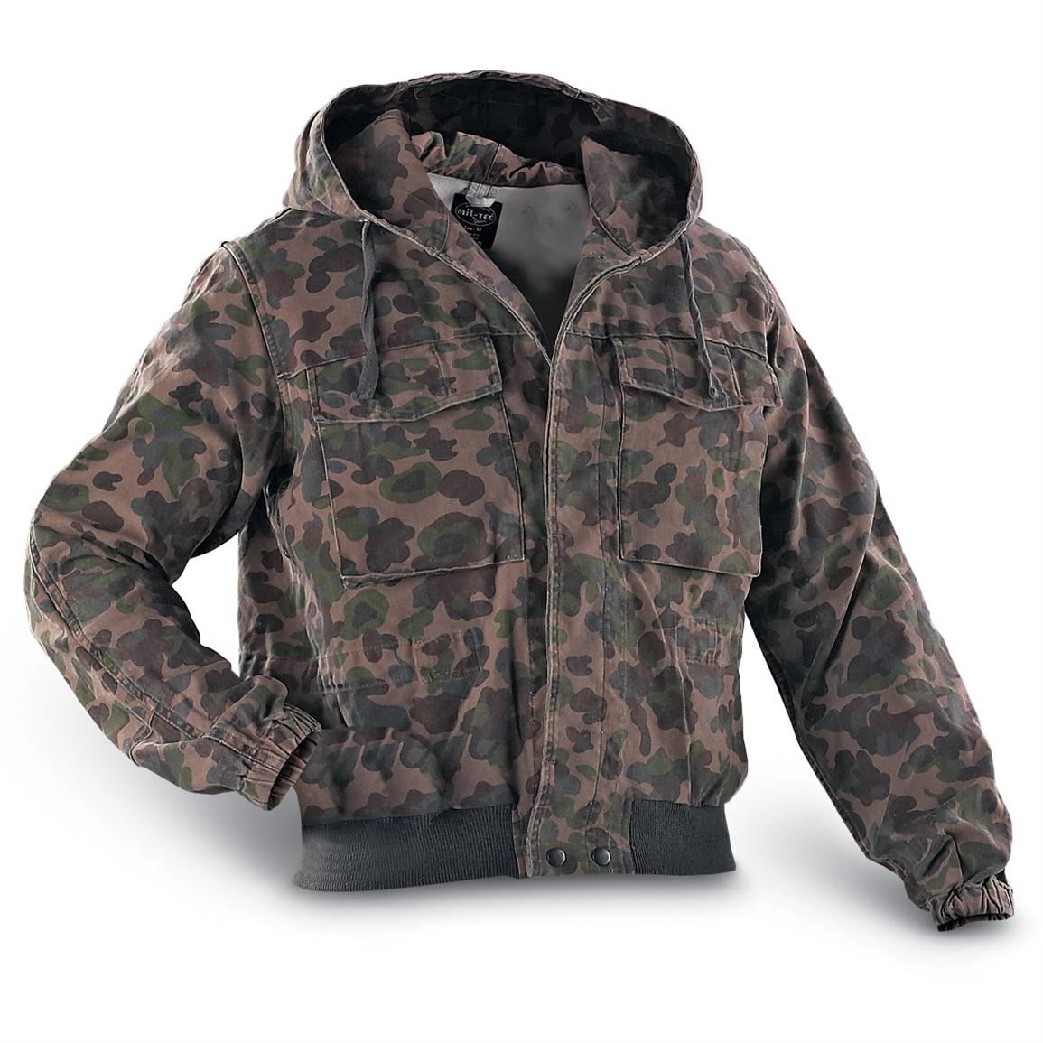 MilTec® Austrianstyle Ike Jacket, Camo 93202, Insulated Military