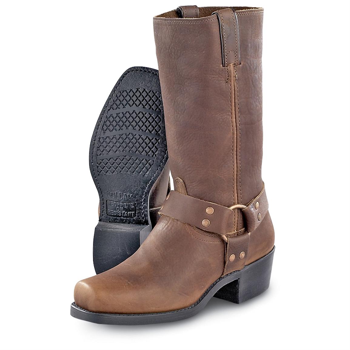 Men�s Dingo Harness Boots, Brown 93438, Casual Shoes at