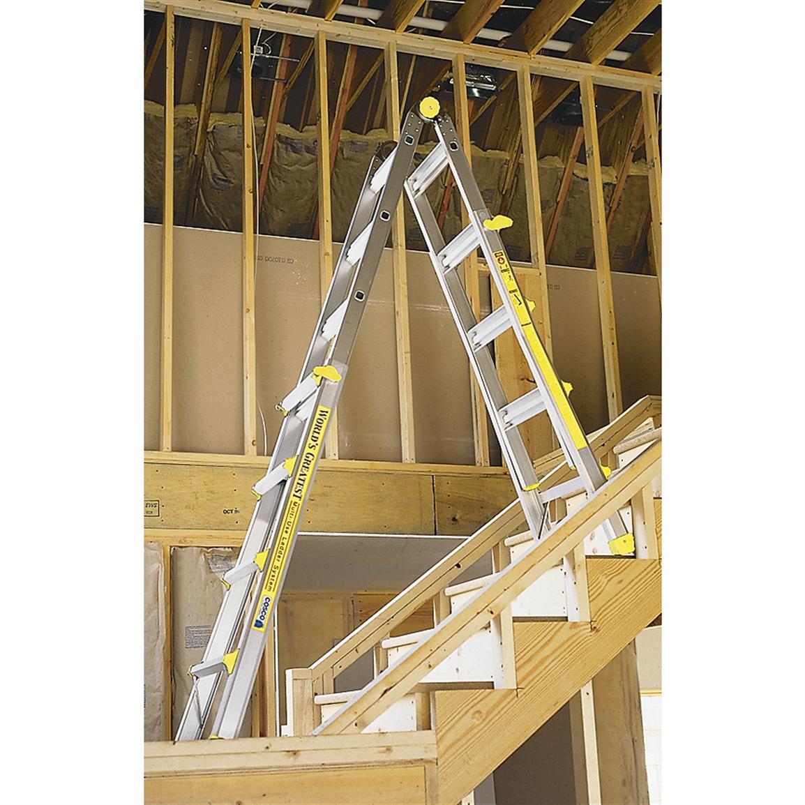 21' World's Greatest™ Multi use Ladder 93458, Ladders & Storage at Sportsman's Guide