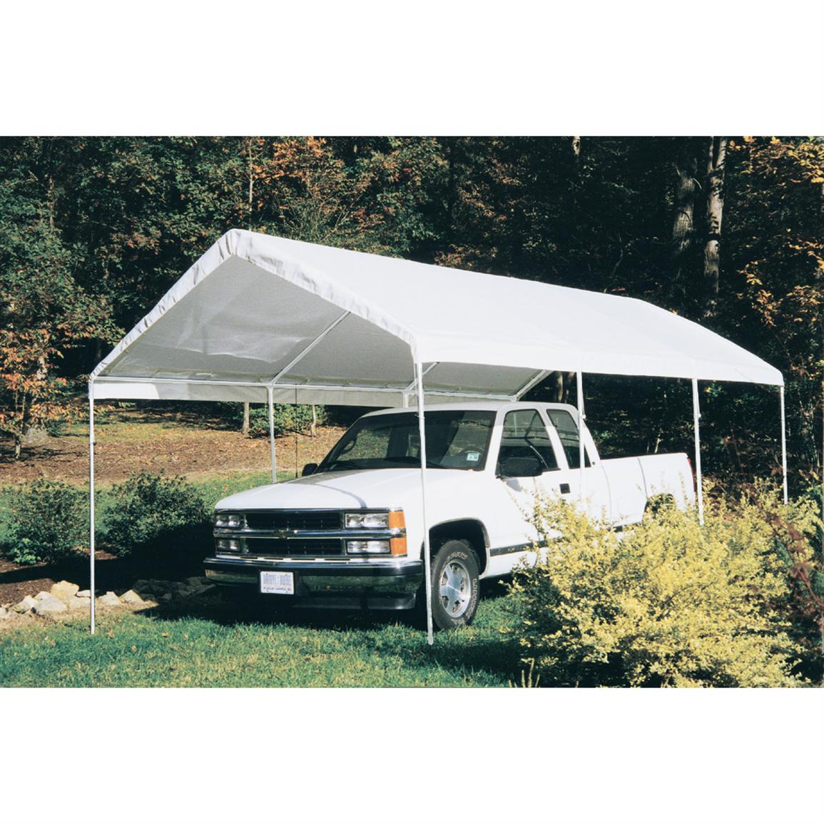 King Canopy 10 x 20' Universal Canopy, White - 93602 ...