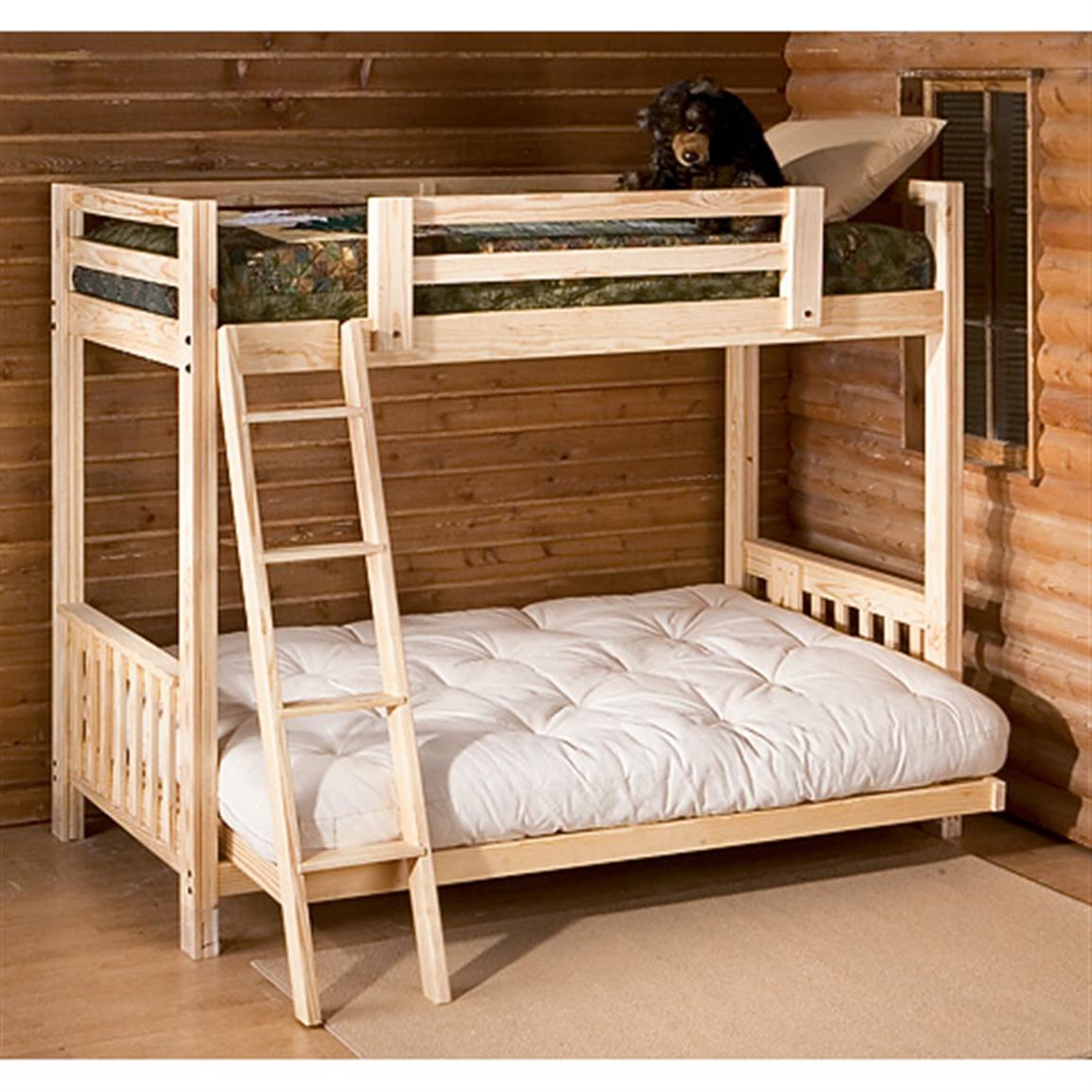 Futon Bunk Bed - 93700, Bedroom Furniture at Sportsman's Guide
