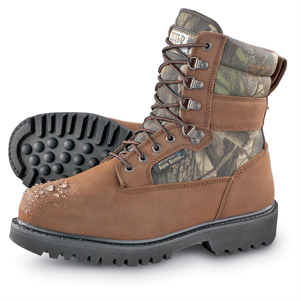 Men's Rocky® Wild Wolf Boots, Realtree® Hardwoods® - 93778, Hunting ...