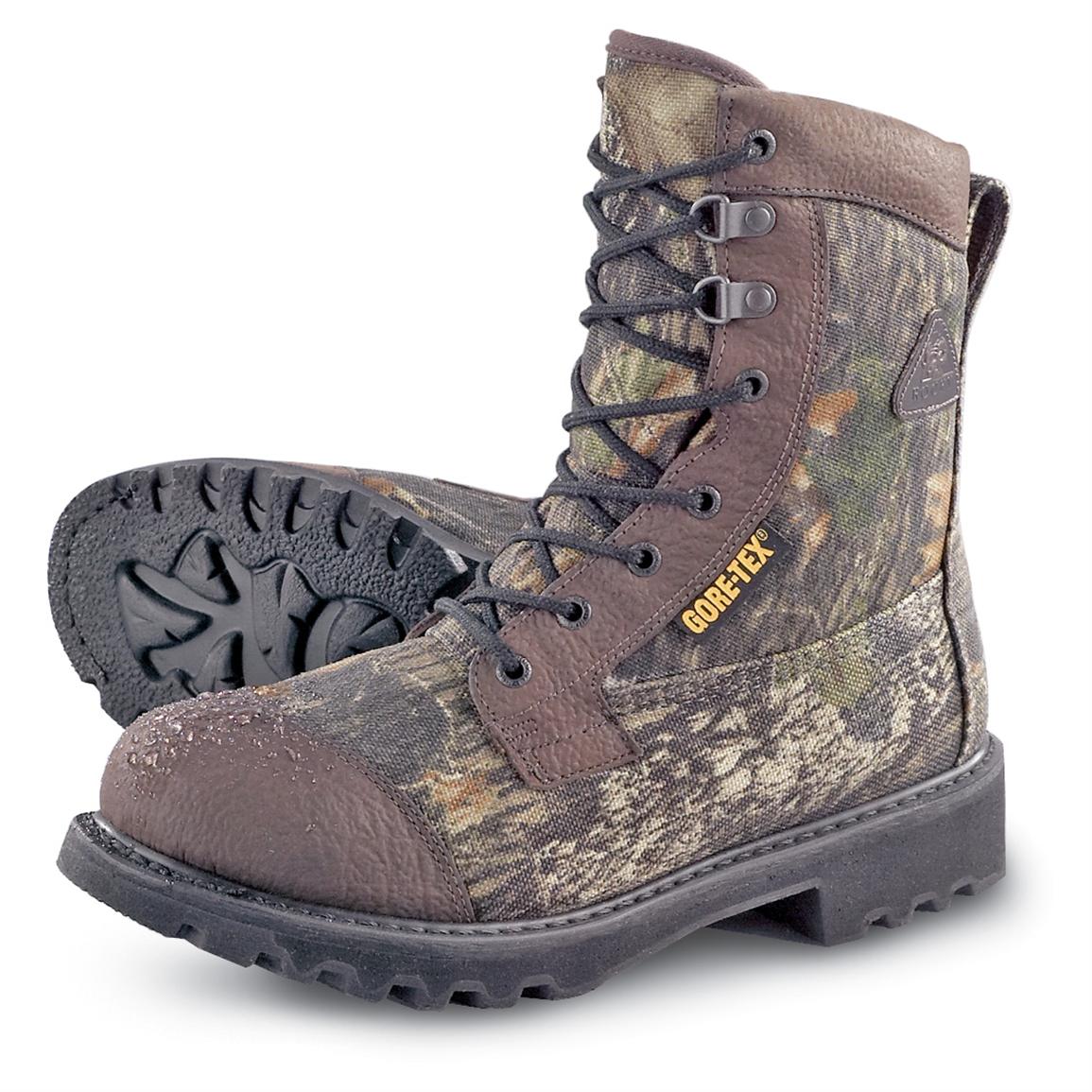 Men's Rocky® Waterproof Bear Claw 2 Steel Toe Boots, Mossy Oak® - 93782 ...