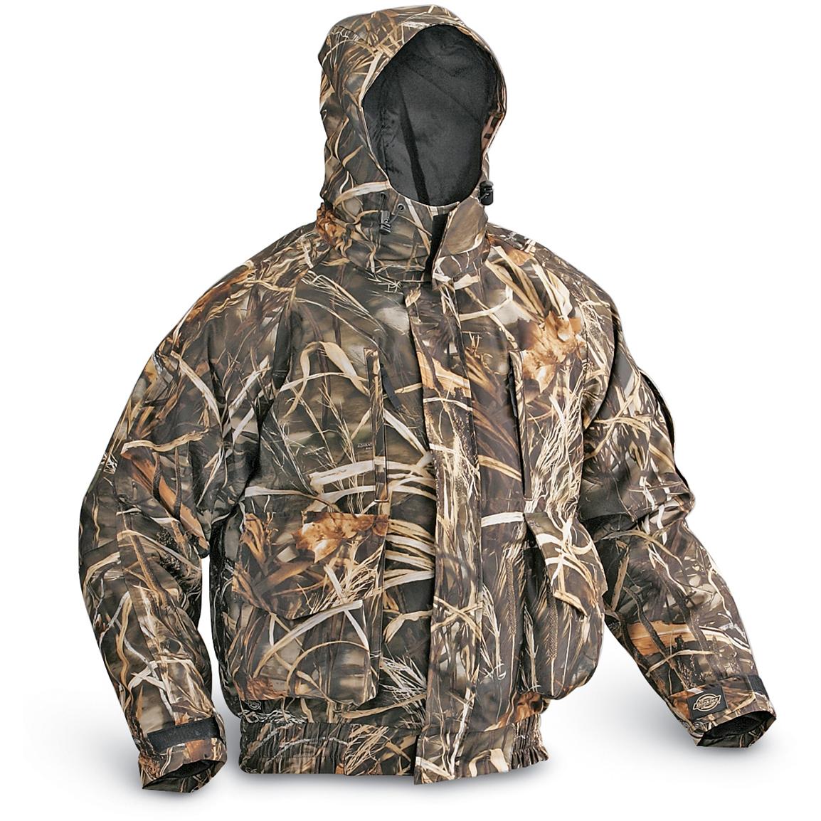 Dickies® Insulated Waterfowl Jacket, Max-4™ Camo - 93949, Insulated ...