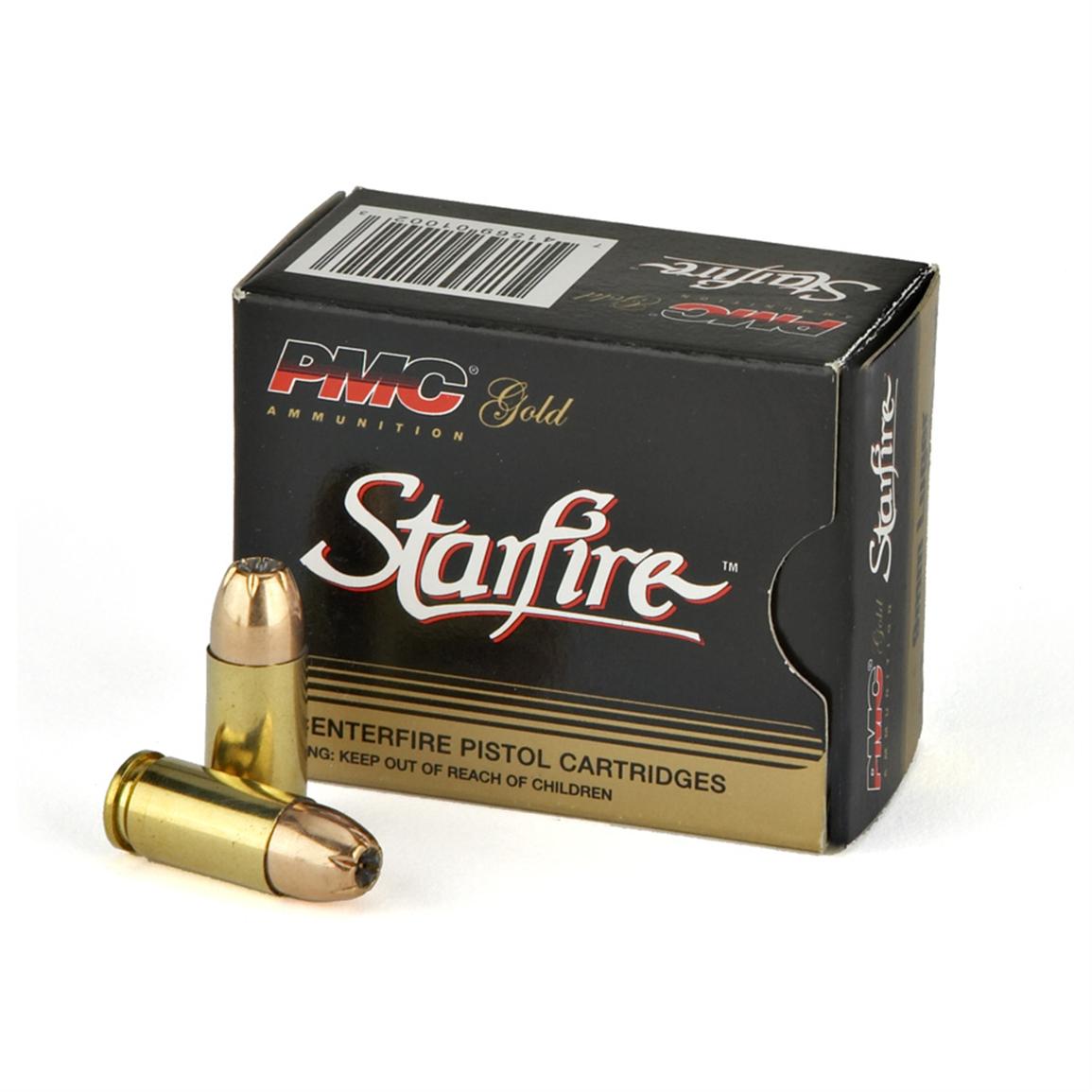 PMC Gold Line Starfire, 9 mm Luger, HP, 124 Grain, 20 Rounds - 94513 ...