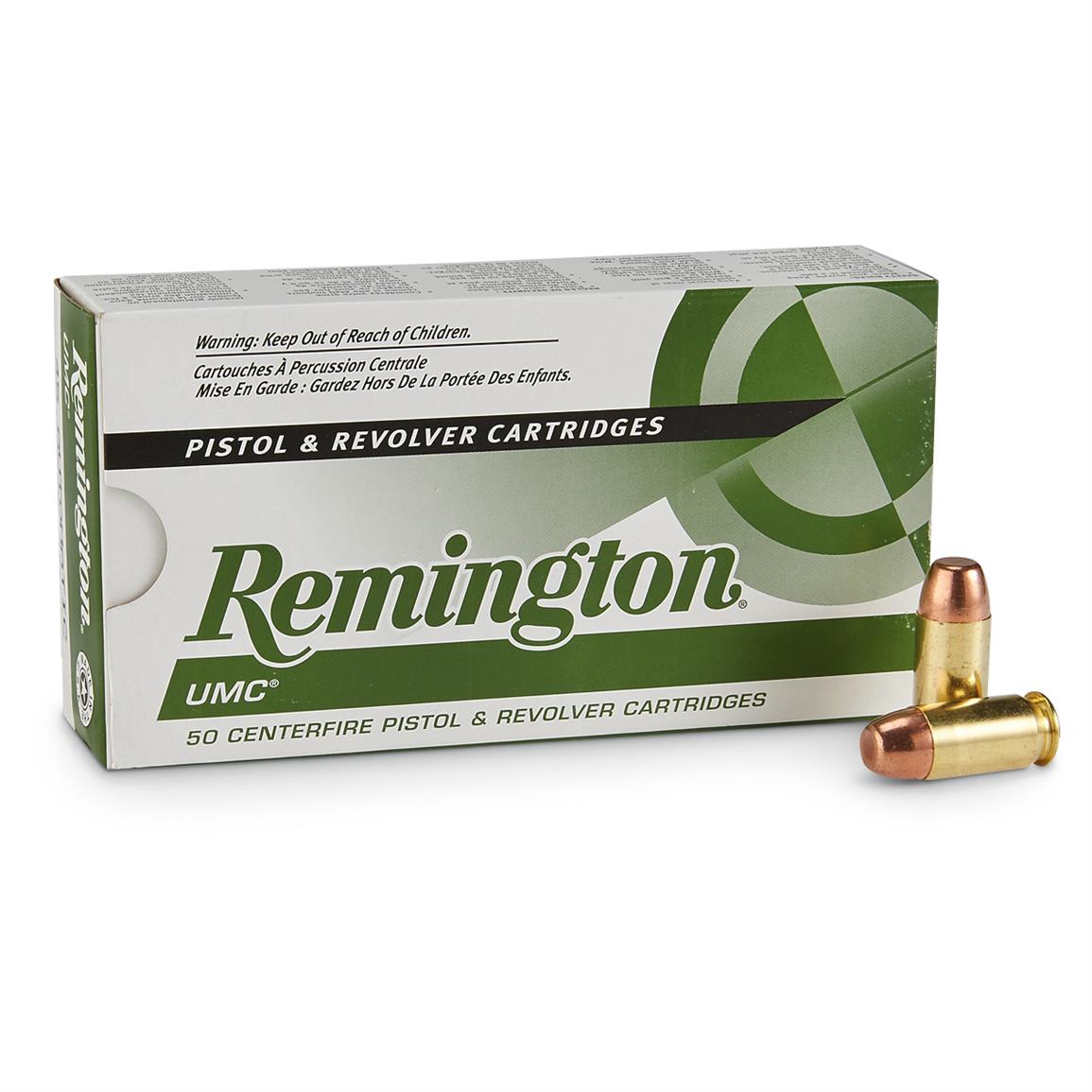 Remington UMC Handgun .45 Auto, 185 Grain, MCFP, 50 Rounds