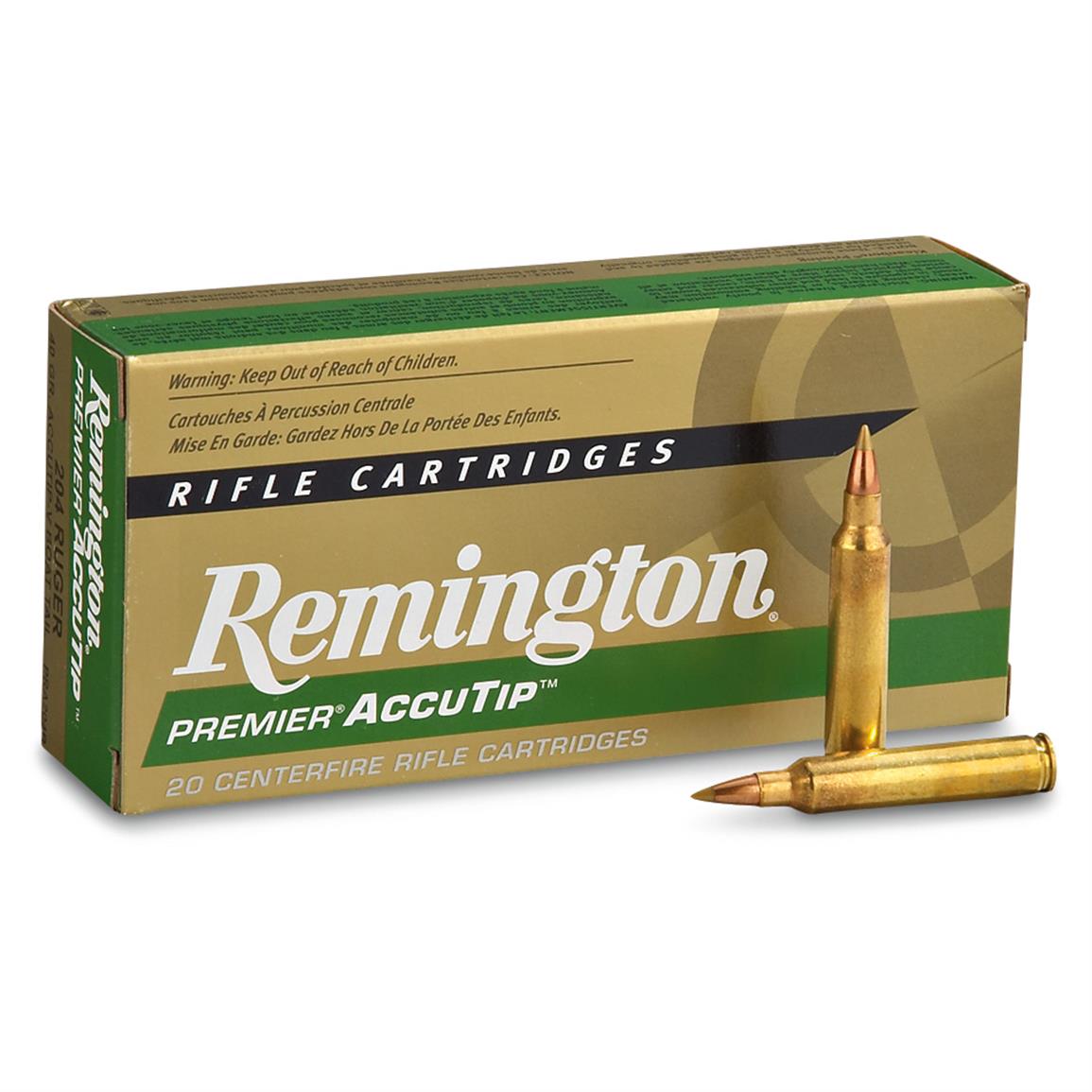 Remington Accutip, .22 Hornet, AT-V, 35 Grain, 50 Rounds