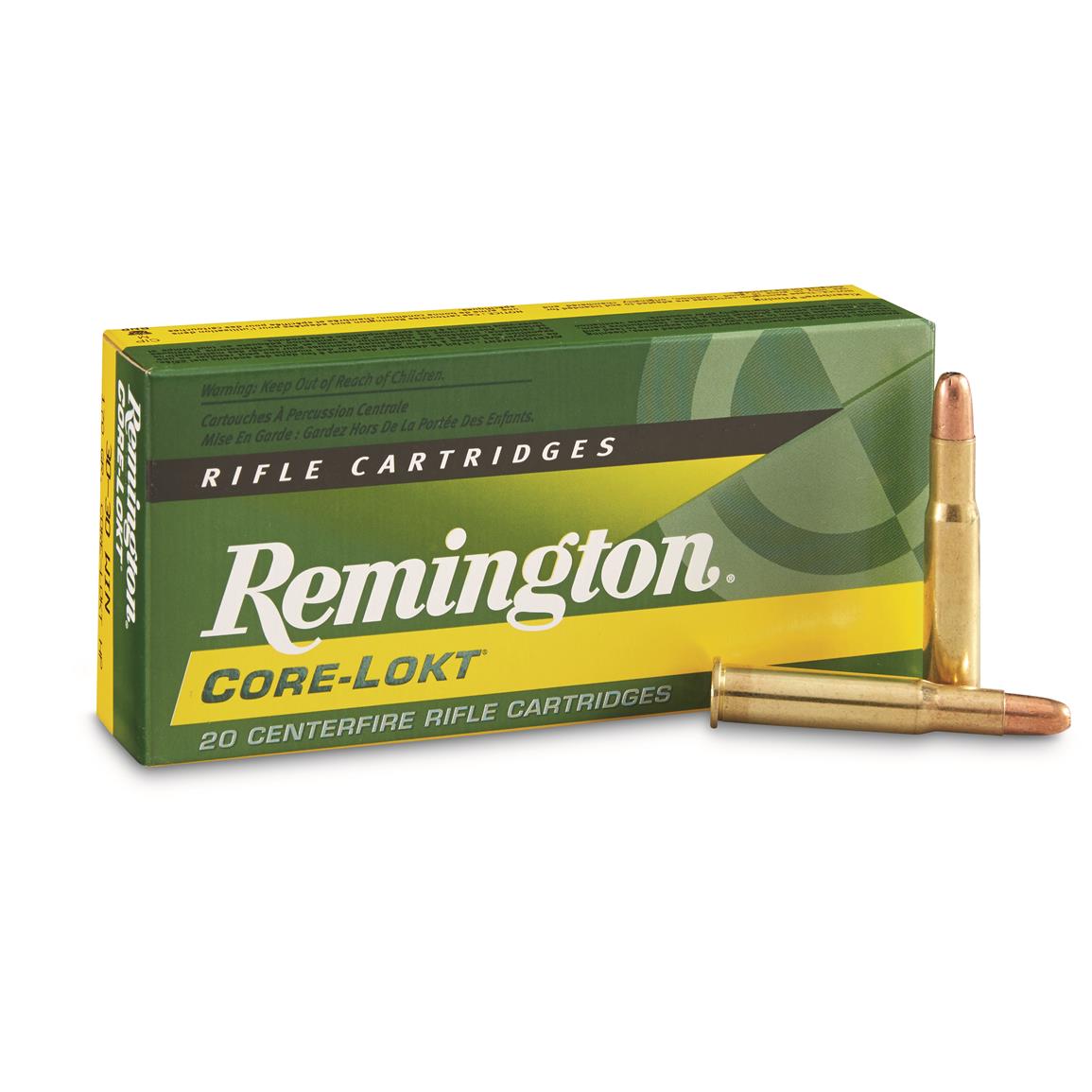 Remington, .30 - 30 Win., HP Core-Lokt, 170 Grain, 20 Rounds
