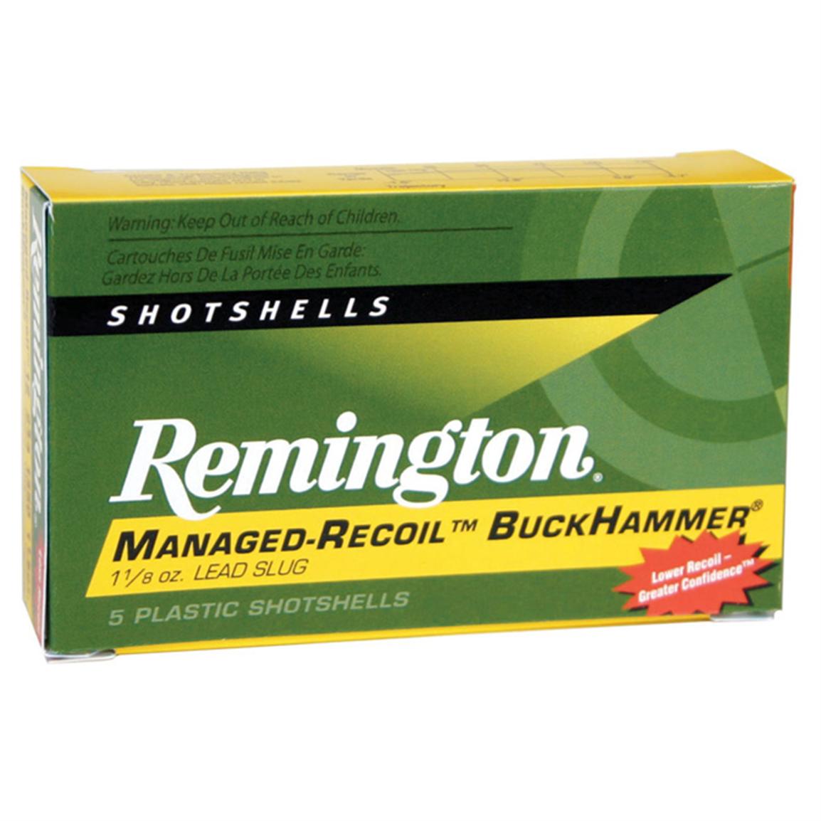 Remington® Managed - Recoil™ Buckhammer™ Lead Slugs 20 - ga. RL20LSS 2 ...